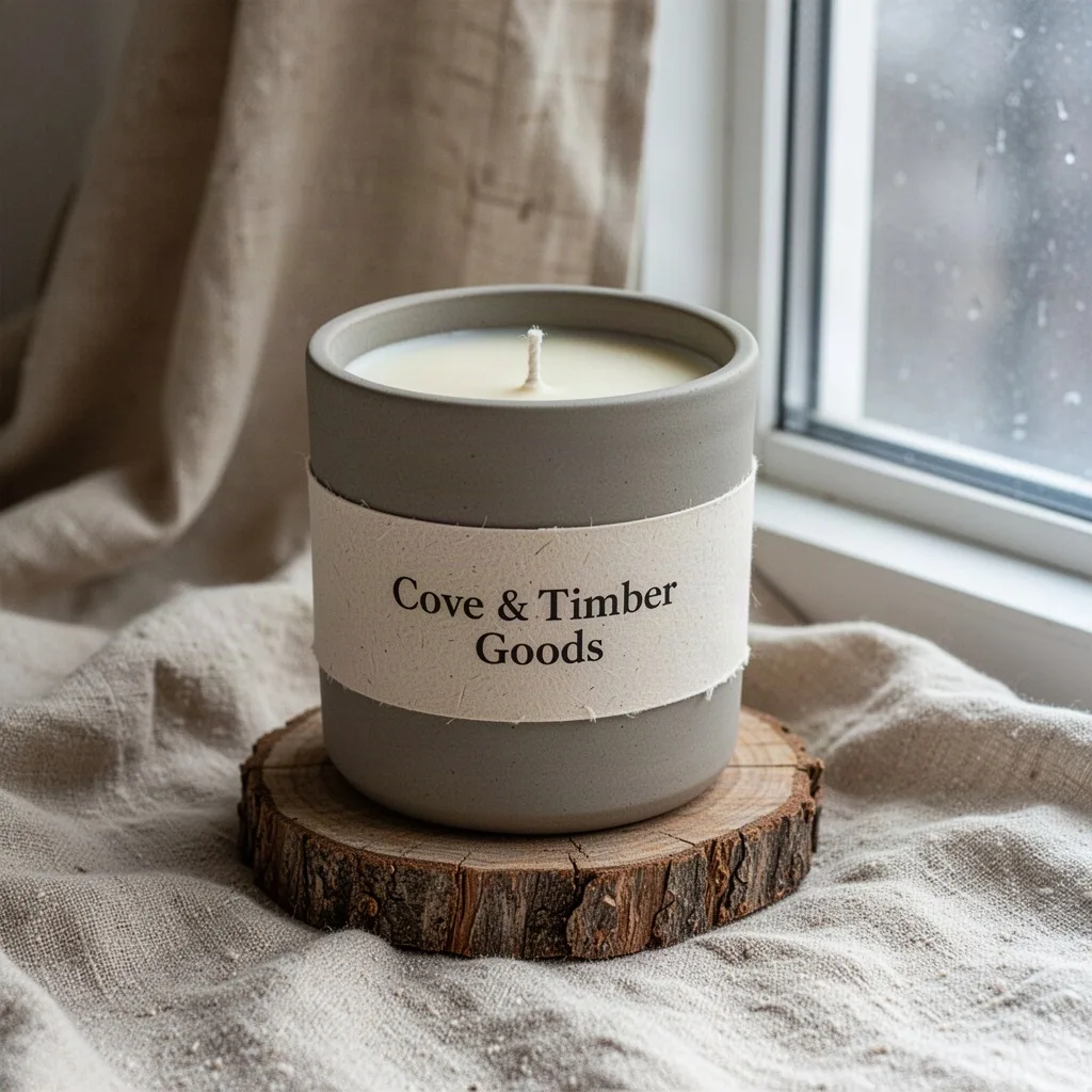 Cove & Timber Goods Pine Resin Soy Candle