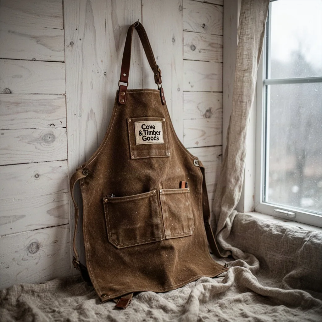 Cove & Timber Goods Duck Canvas Workshop Apron