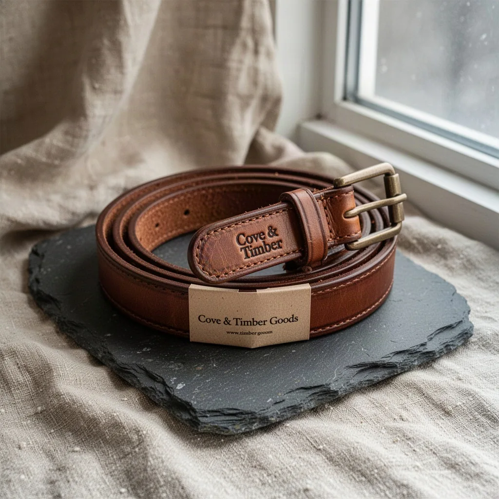 Cove & Timber Goods Bridle Leather Canine Lead