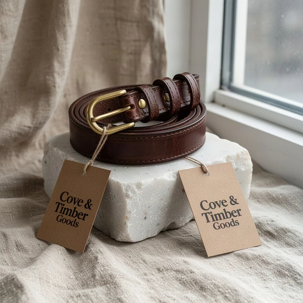 Cove & Timber Goods Bridle Leather Canine Leash